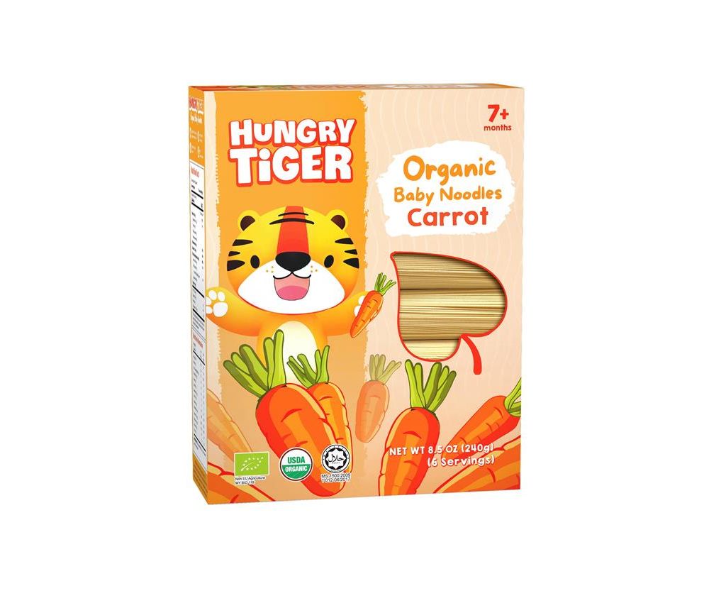 Organic Baby Noodles Carrot 240G